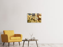 Lade das Bild in den Galerie-Viewer, Leinwandbild 3-teilig Ziergras im Sonnenlicht
