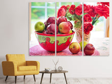 Lade das Bild in den Galerie-Viewer, Leinwandbild 3-teilig Süsse Äpfel
