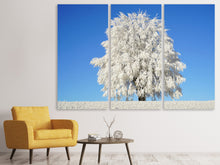 Lade das Bild in den Galerie-Viewer, Leinwandbild 3-teilig Winter Baum
