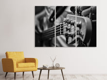 Lade das Bild in den Galerie-Viewer, Leinwandbild 3-teilig Close up Gitarrenspieler
