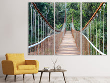 Lade das Bild in den Galerie-Viewer, Leinwandbild 3-teilig Brücke für Mutige
