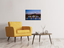 Lade das Bild in den Galerie-Viewer, Leinwandbild Skyline in romantischer Stimmung
