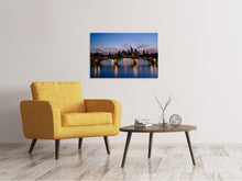 Lade das Bild in den Galerie-Viewer, Leinwandbild Skyline in romantischer Stimmung
