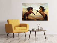 Lade das Bild in den Galerie-Viewer, Leinwandbild Zwei wilde Pferde
