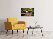 Lade das Bild in den Galerie-Viewer, Leinwandbild Kleiner Wasserfall
