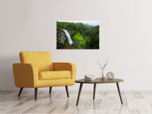 Lade das Bild in den Galerie-Viewer, Leinwandbild Ausblick Wasserfall
