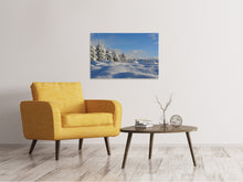 Lade das Bild in den Galerie-Viewer, Leinwandbild Schöne Schnee Landschaft
