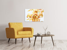 Lade das Bild in den Galerie-Viewer, Leinwandbild Gelbe Orchidee
