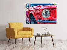 Lade das Bild in den Galerie-Viewer, Leinwandbild Roter Oldtimer
