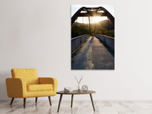 Lade das Bild in den Galerie-Viewer, Leinwandbild Brücke bei Sonnenaufgang
