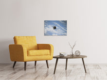 Lade das Bild in den Galerie-Viewer, Leinwandbild Ein Satellit über den Wolken
