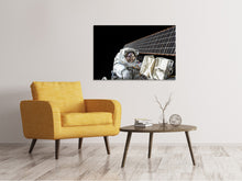Lade das Bild in den Galerie-Viewer, Leinwandbild Astronaut bei der Arbeit

