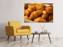 Lade das Bild in den Galerie-Viewer, Leinwandbild Frische Croissants

