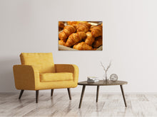 Lade das Bild in den Galerie-Viewer, Leinwandbild Frische Croissants
