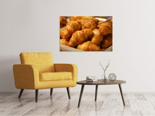 Lade das Bild in den Galerie-Viewer, Leinwandbild Frische Croissants
