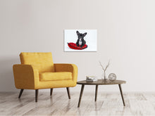 Lade das Bild in den Galerie-Viewer, Leinwandbild Bulldogge zum Verlieben
