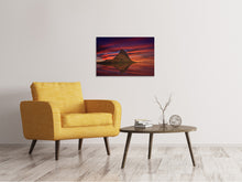 Lade das Bild in den Galerie-Viewer, Leinwandbild Kirkjufell bei Sonnenuntergang
