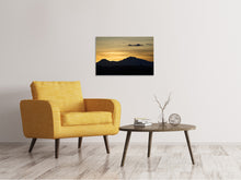Lade das Bild in den Galerie-Viewer, Leinwandbild Der Sonnenaufgang in den Bergen
