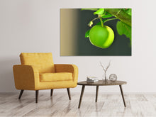 Lade das Bild in den Galerie-Viewer, Leinwandbild Grüner Apfel
