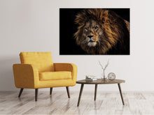 Lade das Bild in den Galerie-Viewer, Leinwandbild Portrait eines Löwen
