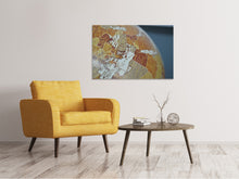 Lade das Bild in den Galerie-Viewer, Leinwandbild Close up Globus
