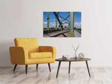 Lade das Bild in den Galerie-Viewer, Leinwandbild Brücke in Stahlkonstruktion
