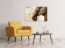 Lade das Bild in den Galerie-Viewer, Leinwandbild Portrait eines Elefant
