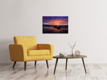 Lade das Bild in den Galerie-Viewer, Leinwandbild Farbenprächtiger Sonnenuntergang
