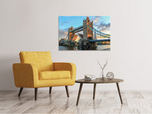 Lade das Bild in den Galerie-Viewer, Leinwandbild Tower Bridge in der Abenddämmerung
