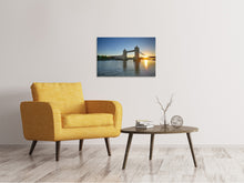 Lade das Bild in den Galerie-Viewer, Leinwandbild Tower Bridge im Sonnenuntergang
