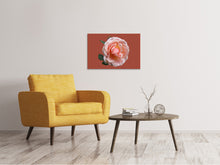 Lade das Bild in den Galerie-Viewer, Leinwandbild Rose in rosa XXL
