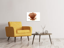 Lade das Bild in den Galerie-Viewer, Leinwandbild Muffin mit Schokolade
