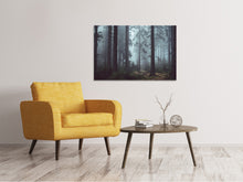 Lade das Bild in den Galerie-Viewer, Leinwandbild Wald im Nebel
