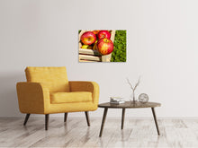 Lade das Bild in den Galerie-Viewer, Leinwandbild Kiste mit Äpfeln

