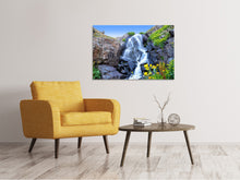 Lade das Bild in den Galerie-Viewer, Leinwandbild Bewegender Wasserfall
