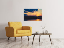Lade das Bild in den Galerie-Viewer, Leinwandbild Sonnenuntergang - Zeit zum Entspannen
