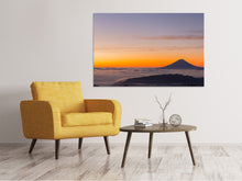 Lade das Bild in den Galerie-Viewer, Leinwandbild Fujisan bei Sonnenuntergang
