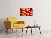 Lade das Bild in den Galerie-Viewer, Leinwandbild Frische Erdbeeren
