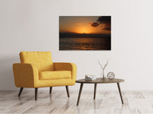 Lade das Bild in den Galerie-Viewer, Leinwandbild Schöner Sonnenaufgang am Strand

