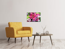 Lade das Bild in den Galerie-Viewer, Leinwandbild Blumenstrauss mit Lilie
