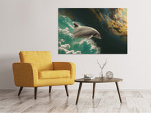 Lade das Bild in den Galerie-Viewer, Leinwandbild Faszination Delfin
