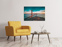 Lade das Bild in den Galerie-Viewer, Leinwandbild Golden Gate im Licht
