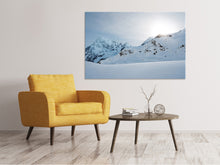 Lade das Bild in den Galerie-Viewer, Leinwandbild Schnee in den Bergen
