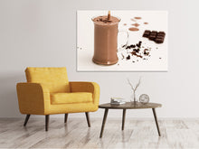 Lade das Bild in den Galerie-Viewer, Leinwandbild Süsser Schokoladen Smoothie
