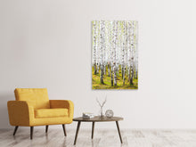 Lade das Bild in den Galerie-Viewer, Leinwandbild Der Birkenwald im Frühling
