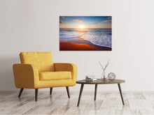 Lade das Bild in den Galerie-Viewer, Leinwandbild Sonnenuntergang am Horizont

