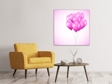 Lade das Bild in den Galerie-Viewer, Leinwandbild Rosarote Luftballons
