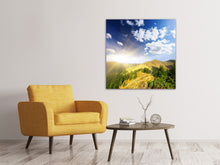 Lade das Bild in den Galerie-Viewer, Leinwandbild Sonnenaufgang im Gebirge
