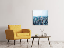 Lade das Bild in den Galerie-Viewer, Leinwandbild Skyline Manhattan in der Abenddämmerung
