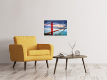 Lade das Bild in den Galerie-Viewer, Leinwandbild Der Golden Gate Bridge bei Sonnenuntergang
